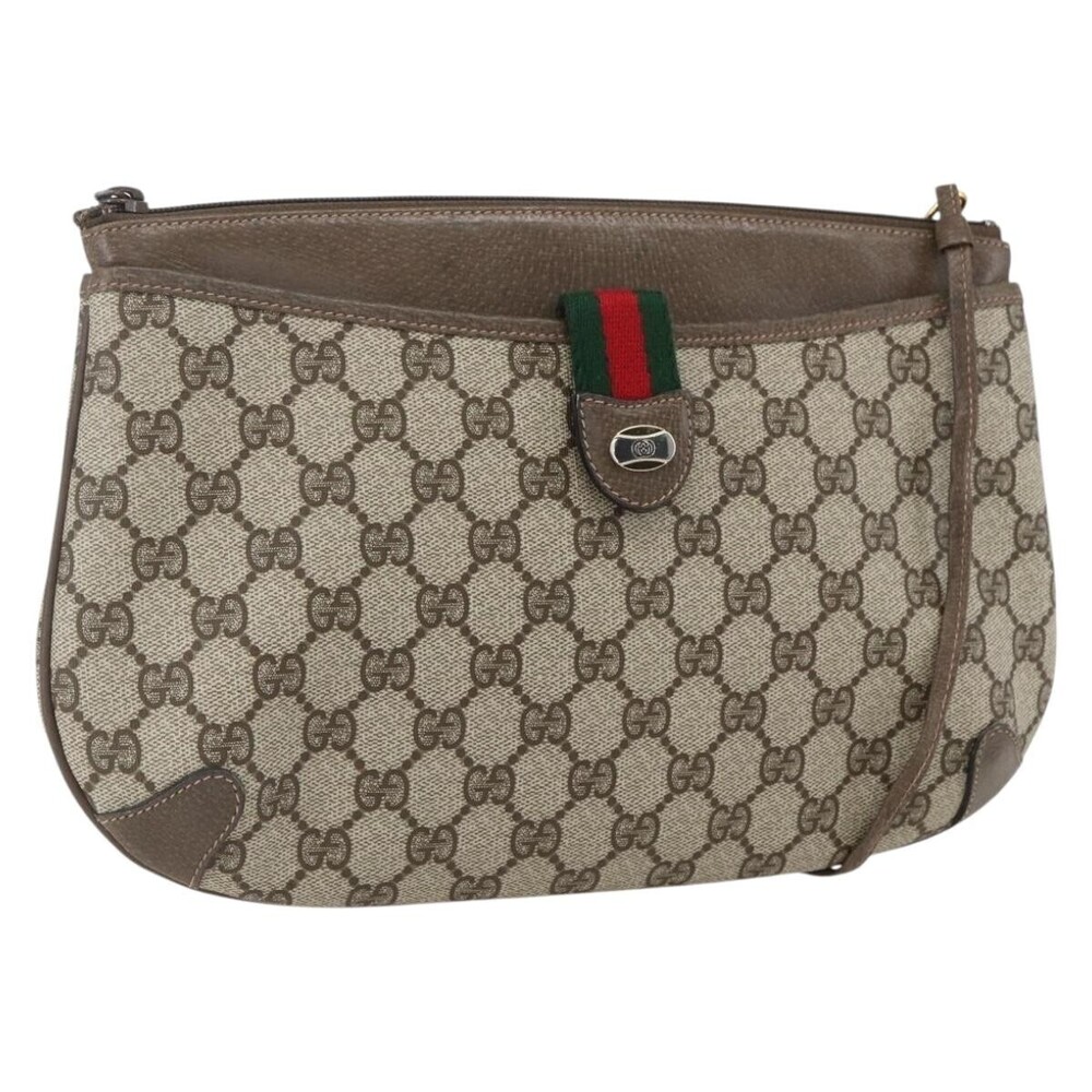 Gucci Vintage Web GG Coated Canvas Small